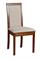 dřevěná čalouněná jídelní židle z masivu Roma 4 drewmi