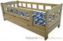 dřevěná dvoulůžková postel s úložným prostorem Bingo chalup