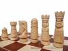 dřevěné šachy vyřezávané ZAMKOWE velké 106A mad