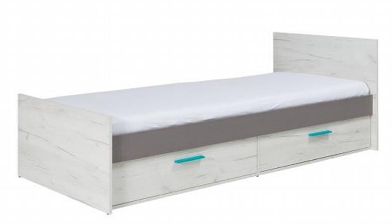 moderní jednolůžková postel z dřevotřísky Rest R05 maride