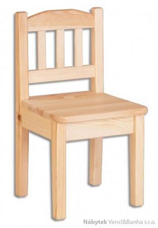 dětská dřevěná židlička s opěrkou AD241 pacyg