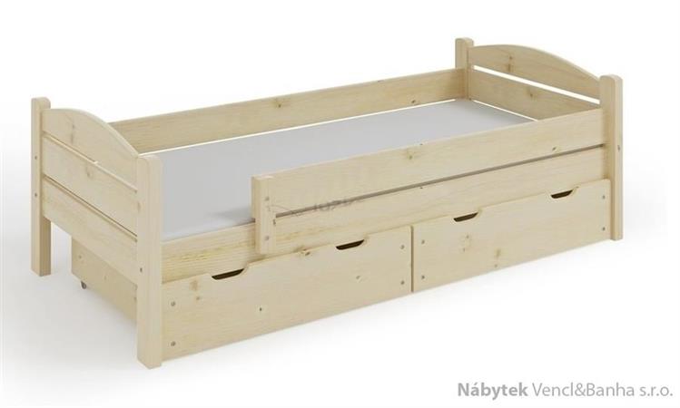 dětská dřevěná jednolůžková postel smrková Macius maršal