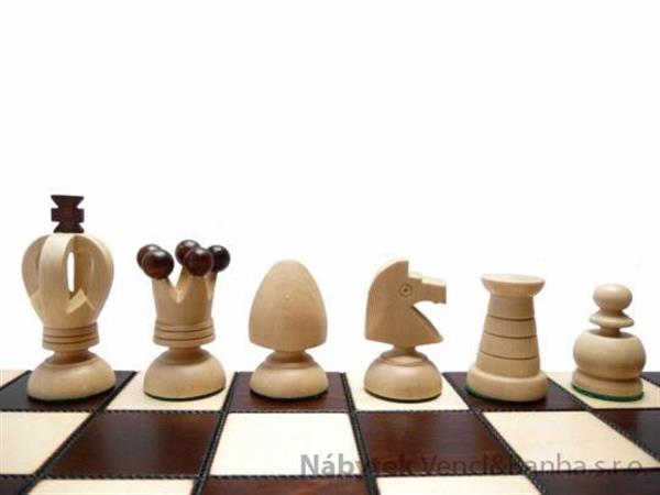 dřevěné šachy tradiční Královské velké 111 mad