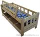 dětská dřevěná jednolůžková postel se zábranou a úložným prostorem Bingo chalup