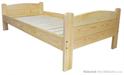 dřevěná dvoulůžková postel z masivního dřeva Lozanna chalup