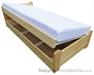 dětská dřevěná jednolůžková postel s úložným prostorem Eureka chalup