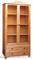 dřevěná knihovna, vitrína z masivního dřeva borovice drewfilip 4